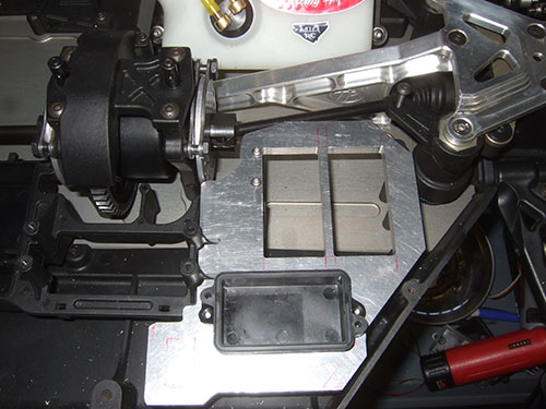 Losi 5ive T - Custom Upgrade Parts - Aluminum Duel Steering Setup w/ Hitec Servo