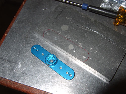 Losi 5ive T - Custom Upgrade Parts - Aluminum Duel Steering Setup w/ Hitec Servo