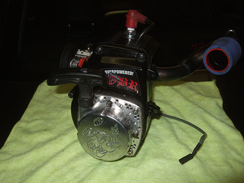 Losi 5ive T - Custom Upgrade Parts OBR O'Neill Brothers Racing Full Mod 30.5 Engine - Turtle Racing v2 Billet  Starter Assembly  