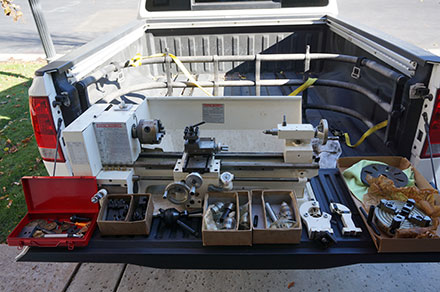 Central Machinery 9x20 Bench Lathe - 45861