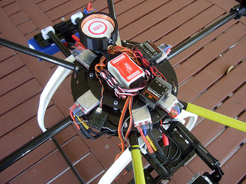 ATG 600-CRP Real Carbon Folding Frame Hex rotor Hexa Multi-copter - The Build
