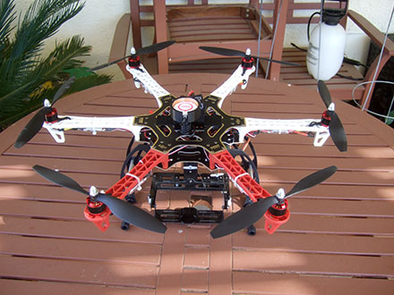 DJI F550 Flame Wheel Multirotor - The Build
