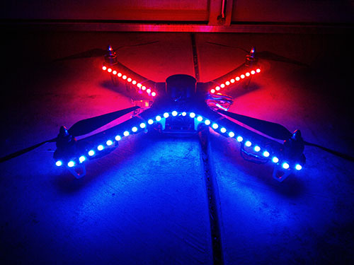 DJI F450 Flame Wheel Multirotor -  LED Lights