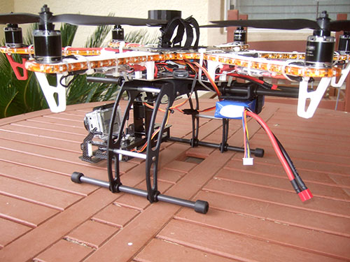 DJI F550 Flame Wheel Multirotor - T-Motor Intall & LED lights