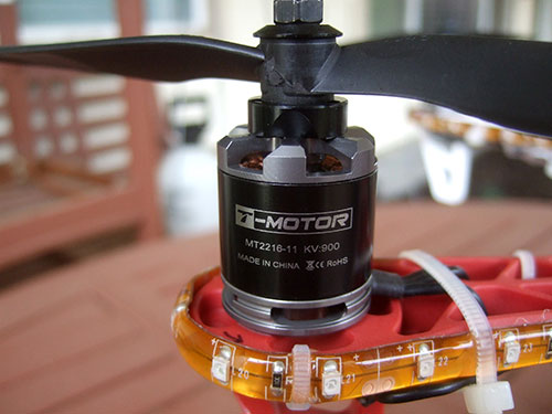 DJI F550 Flame Wheel Multirotor - T-Motor Intall & LED lights