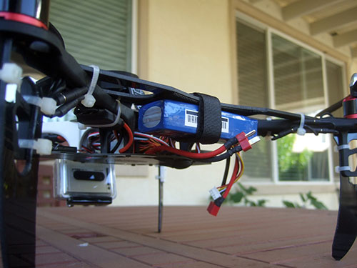 DJI F450 Flame Wheel Multirotor- Custom Camera Mount