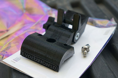 HJ-H4 Reptile Quadcopter - Adjustable Quick Release FPV LCD Monitor Mount Bracket by Evolution 3D.