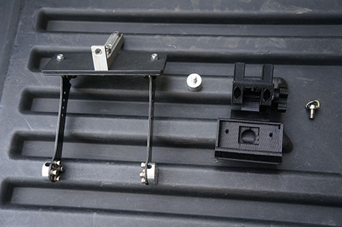 HJ-H4 Reptile Quadcopter - Adjustable Quick Release FPV LCD Monitor Mount Bracket by Evolution 3D.