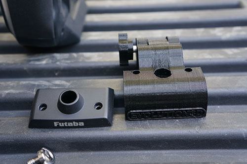 HJ-H4 Reptile Quadcopter - Adjustable Quick Release FPV LCD Monitor Mount Bracket by Evolution 3D.