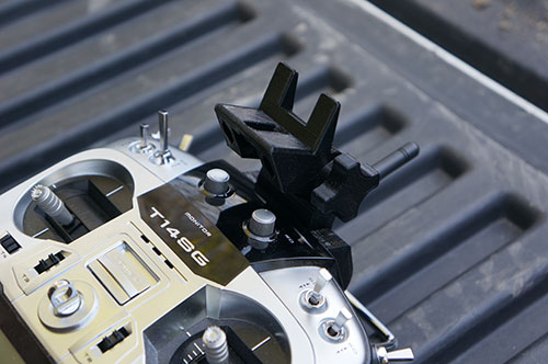 HJ-H4 Reptile Quadcopter - Adjustable Quick Release FPV LCD Monitor Mount Bracket by Evolution 3D.