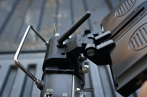 HJ-H4 Reptile Quadcopter - Adjustable Quick Release FPV LCD Monitor Mount Bracket by Evolution 3D.