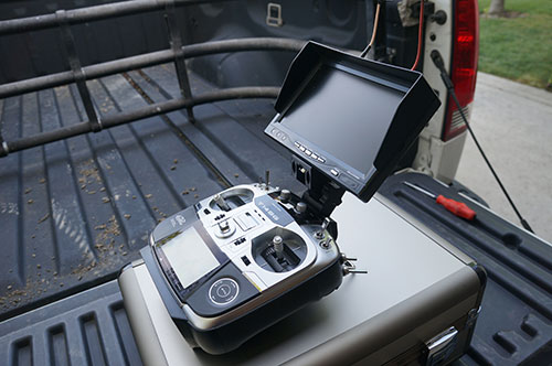 HJ-H4 Reptile Quadcopter - Adjustable Quick Release FPV LCD Monitor Mount Bracket by Evolution 3D.