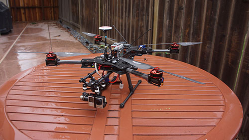 HJ-H4 Reptile Quadcopter - Tarot Electric Retractable Landing Gear TL65B44
