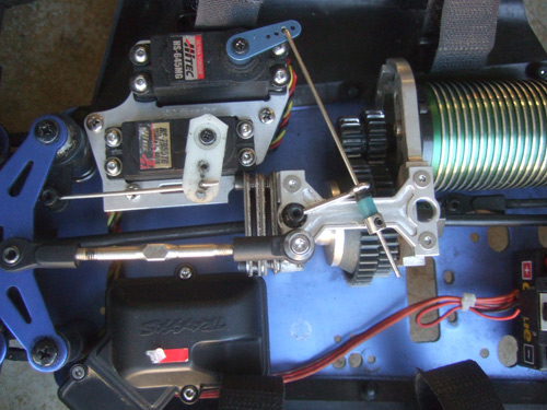 Kyosho Inferno GT - Traxxas RX box and Chassis Brace