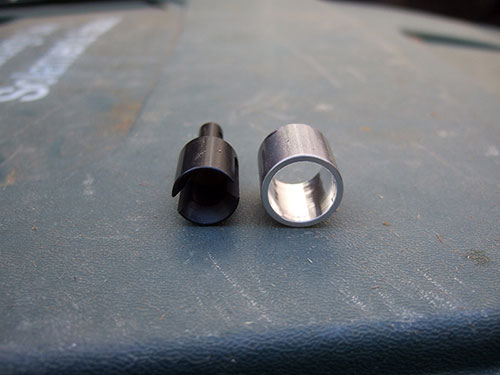 HPI Savage 5T Super Flux- Different view of the aluminum sleeve