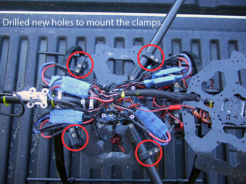 Tarot FY680 3K Pure Carbon Fiber Full Folding Hexacopter 680mm Converted to a Y6