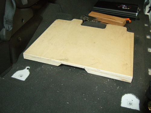 Nissan Titan Stereo Upgrade -  rack mount test fit