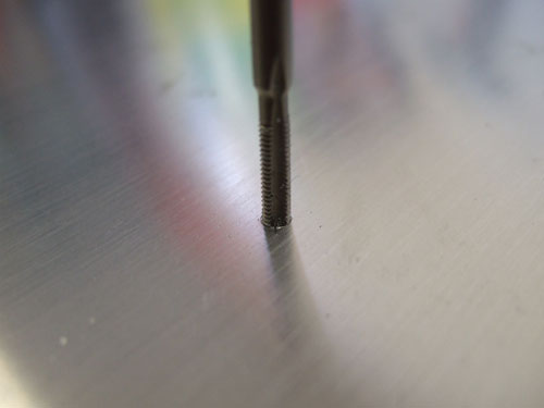 Volant cool air intake - tapping hole for logo