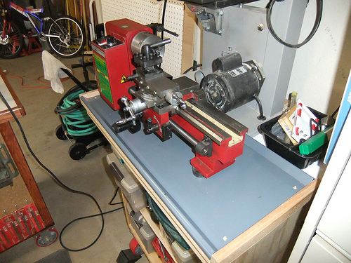 Harbor Freight 7" x 10" Lathe 93212 - Lathe Chip Pan