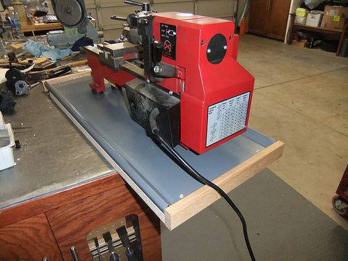 Harbor Freight 7" x 10" Lathe 93212 - Lathe Chip Pan