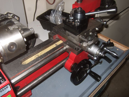 Harbor Freight 7" x 10" Lathe 93212 - Carriage Gear Chip Guard