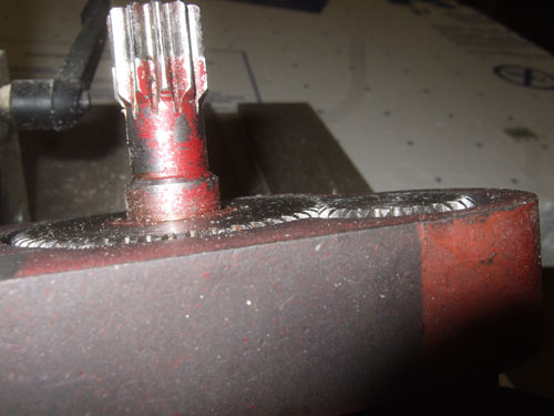 Harbor Freight 7" x 10" Lathe 93212 - Carriage Gear Chip Guard