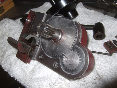 Harbor Freight 7" x 10" Lathe 93212 - Carriage Gear Chip Guard