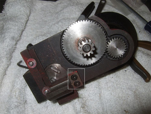 Harbor Freight 7" x 10" Lathe 93212 - Carriage Gear Chip Guard