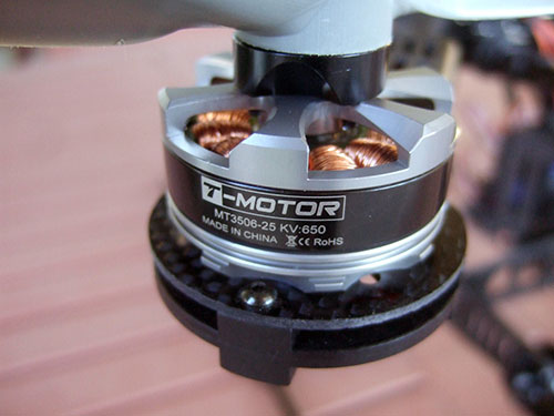 Xaircraft x650 v4 -  Tiger Motors MT-3506 650KV